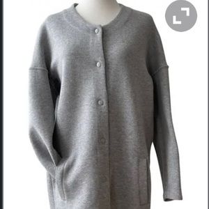 Alexander Wang long sweatshirt material coat size small